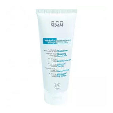eco cosmetics -  Eco Cosmetics Szampon pielęgnacyjny - Liść oliwny i malwa, 200 ml 